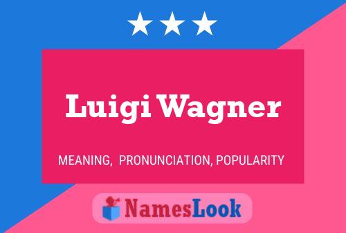 Luigi Wagner Namensposter