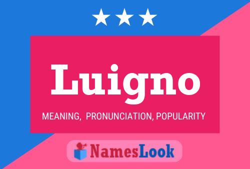 Luigno Namensposter