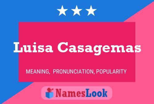 Luisa Casagemas Namensposter