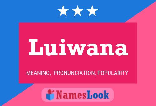 Luiwana Namensposter