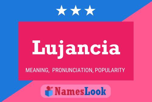 Lujancia Namensposter