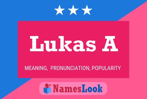 Lukas A Namensposter