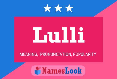 Lulli Namensposter