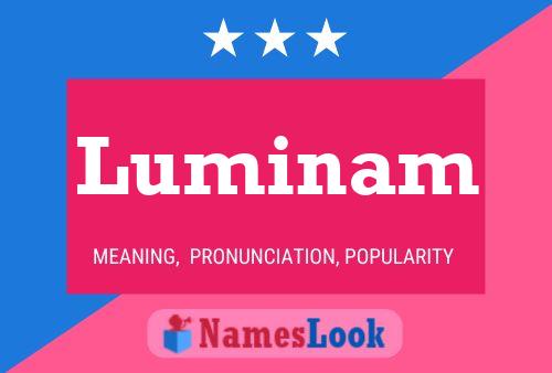 Luminam Namensposter