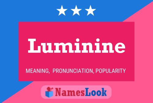 Luminine Namensposter