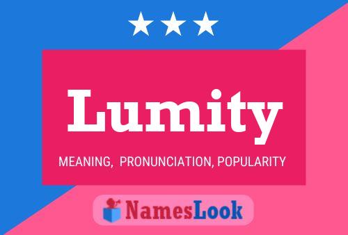 Lumity Namensposter