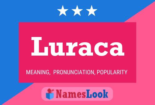 Luraca Namensposter