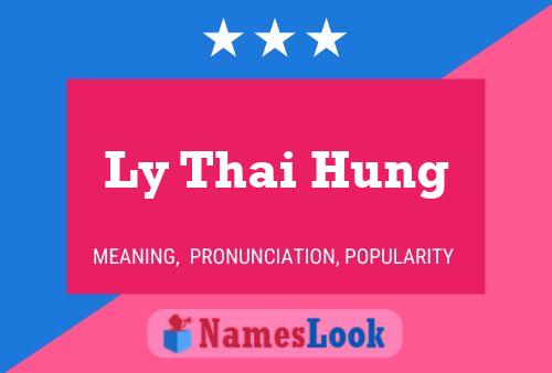 Ly Thai Hung Namensposter