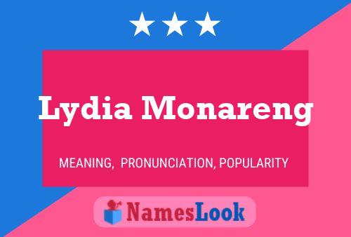 Lydia Monareng Namensposter