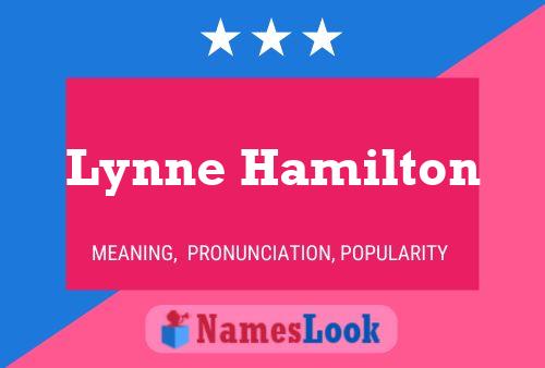 Lynne Hamilton Namensposter