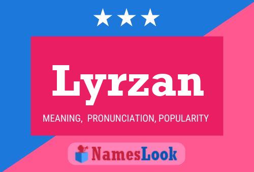 Lyrzan Namensposter