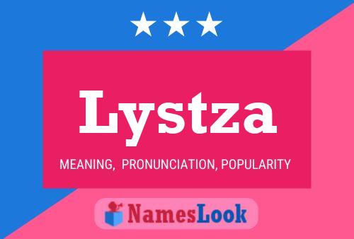 Lystza Namensposter