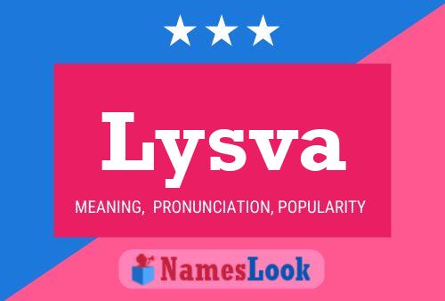 Lysva Namensposter