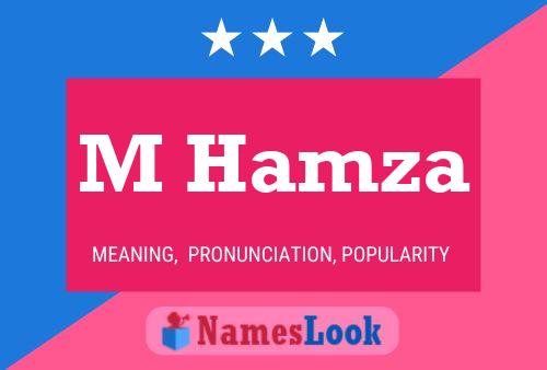 M Hamza Namensposter