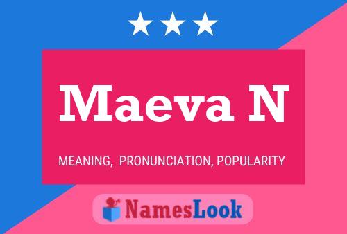 Maeva N Namensposter