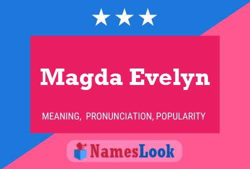 Magda Evelyn Namensposter