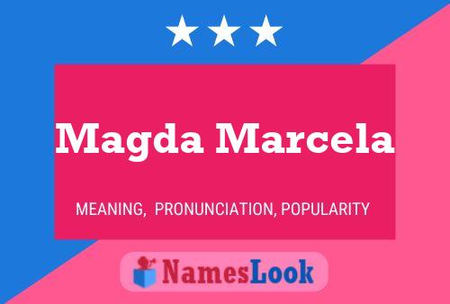 Magda Marcela Namensposter