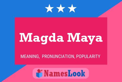 Magda Maya Namensposter