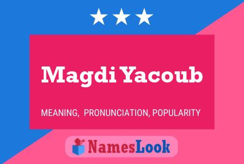 Magdi Yacoub Namensposter