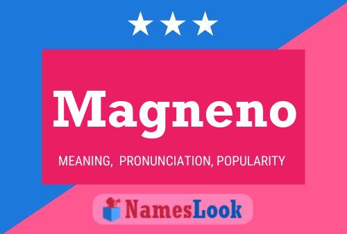 Magneno Namensposter