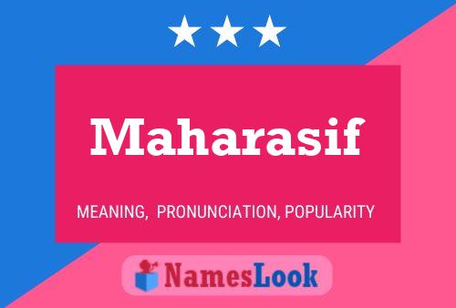 Maharasif Namensposter