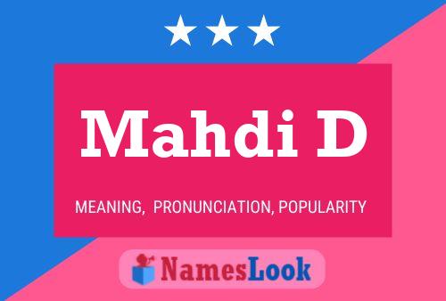 Mahdi D Namensposter