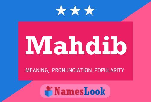 Mahdib Namensposter