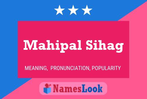 Mahipal Sihag Namensposter