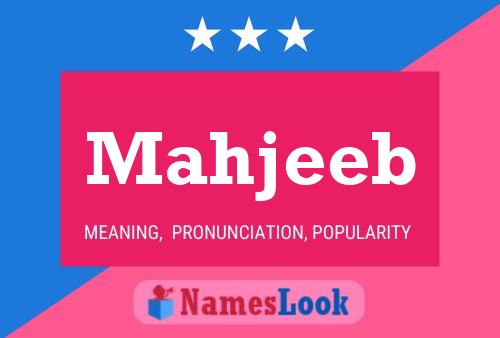 Mahjeeb Namensposter