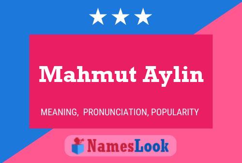 Mahmut Aylin Namensposter