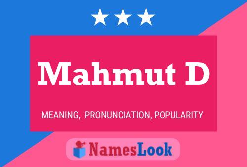 Mahmut D Namensposter