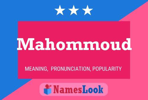 Mahommoud Namensposter