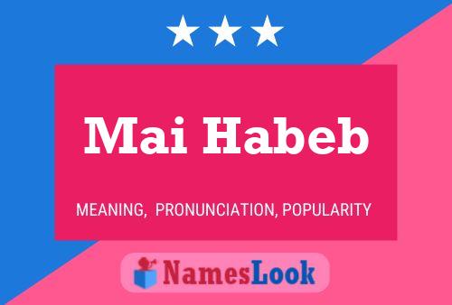 Mai Habeb Namensposter