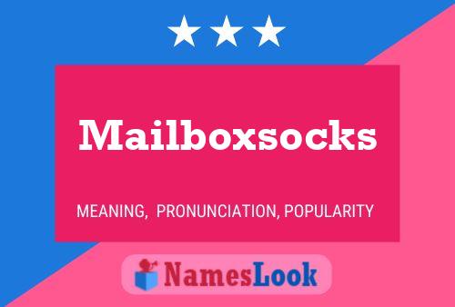 Mailboxsocks Namensposter