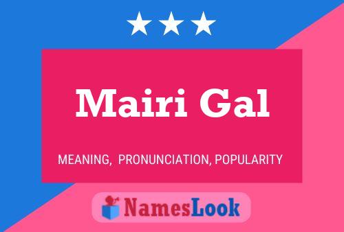 Mairi Gal Namensposter