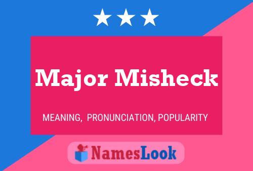 Major Misheck Namensposter