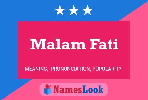 Malam Fati Namensposter