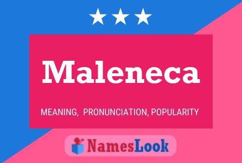 Maleneca Namensposter