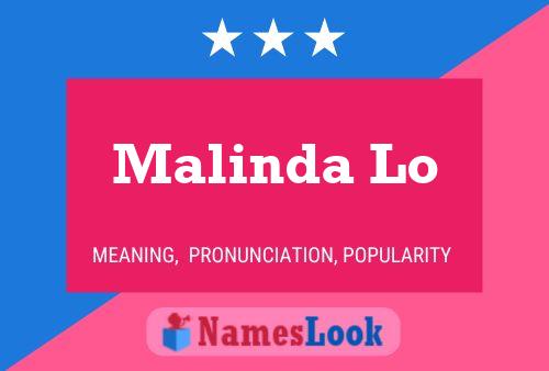 Malinda Lo Namensposter