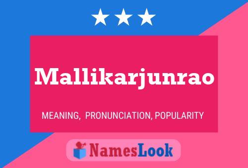 Mallikarjunrao Namensposter