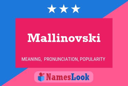 Mallinovski Namensposter