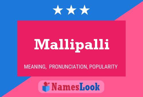 Mallipalli Namensposter