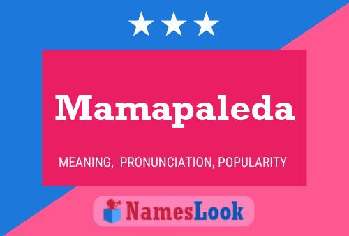 Mamapaleda Namensposter