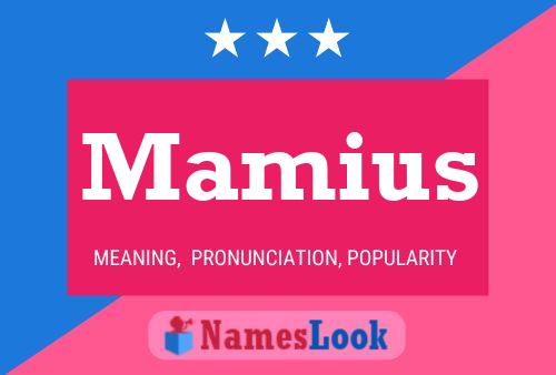 Mamius Namensposter