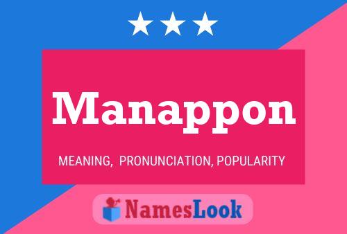 Manappon Namensposter