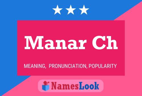 Manar Ch Namensposter