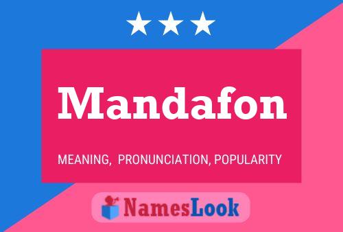 Mandafon Namensposter