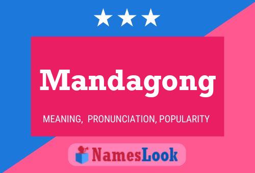 Mandagong Namensposter