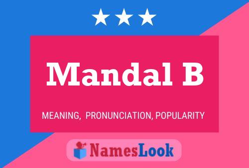 Mandal B Namensposter