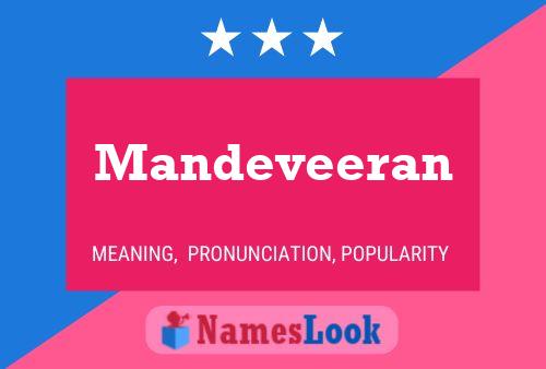 Mandeveeran Namensposter